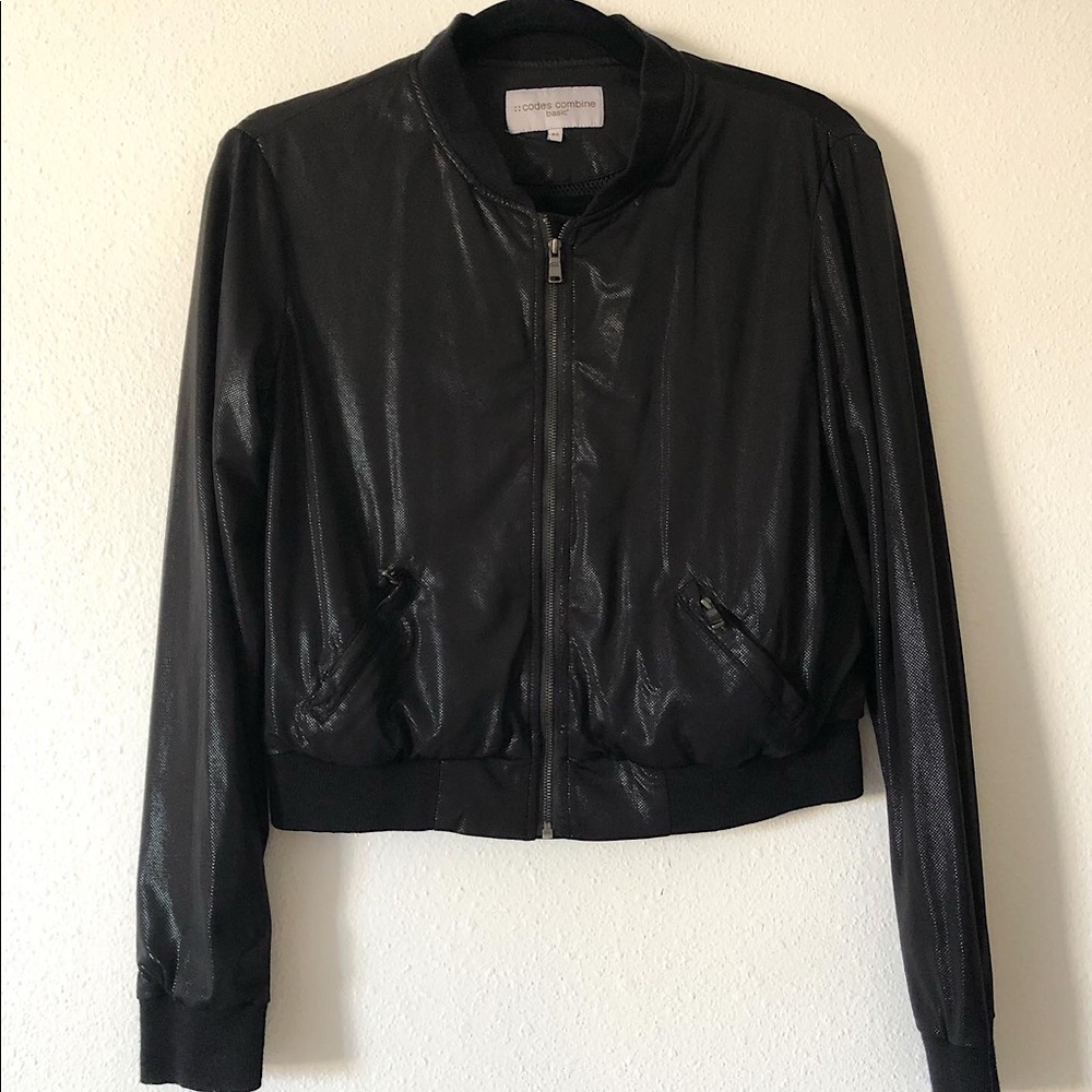 blouson Jacket Jumper Coat black jacket coat